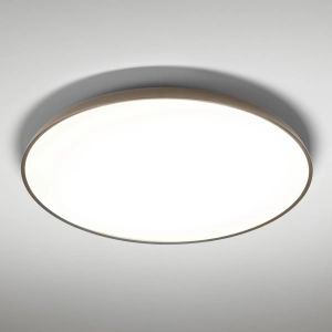 Okrągły piaskowy ściemnialny plafon o średnicy 80cm Vivida International 0096.23.SA DIM WN Pinco LED 80W 3000K-4000K