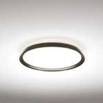 W kolorze brązu płaski okrągły plafon sufitowy Vivida International 0104.21.BZ WN Atena LED 48W 3000K-4000K 50cm