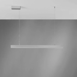 W kolorze tytanowym lampa wisząca listwa ledowa 105cm Vivida International 0100.30.TI WN Segment LED 28+8W 2700-3000-4000K