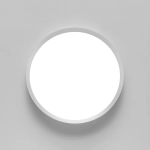 Biały okrągły płaski plafon sufitowy ledowy ściemnialny Vivida International 0105.21.BI DIM WN Hera LED 50W 3000-4000K 60cm