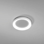 Biały okrągły wklęsły ledowy plafon sufitowy ściemnialny Vivida International 0098.20.BI DIM WN Lifering-R LED 40W 3000K-4000K 38cm