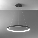 Lampa wisząca obręcz w kolorze brązu ściemniana Vivida International 0098.31.BZ DIM WN Lifering-R LED 80W 3000-4000K 78cm