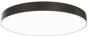 Czarny okrągły plafon ledowy Maytoni C032CL-90W3K-RD-B Zon LED 90W 3000K CRI90 60cm x 6cm