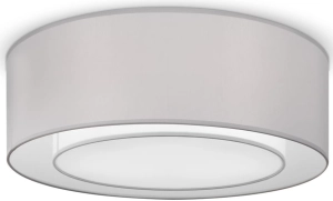 Lampa Sufitowa Okrągły Plafon Maytoni MOD617CL-04GR Bergamo 3xE27 17cm x 52cm szary