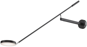 Lampa ścienna Kinkiet Długie Ramię Regulowany Maytoni MOD070WL-L6B3K Fad 6W 3000K ściemniacz 11cm x 100cm czarny