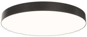 Czarny okrągły nowoczesny plafon Maytoni C032CL-45W3K-RD-B Zon 45W 3000K 40cm x 6cm