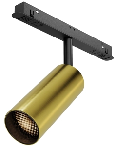 Złoty reflektor na czarną szynę magnetyczną Exility Maytoni TR032-4-12W3K-M-DS-BBS Focus LED 12W 3000K-6000K 36stopni Bluetooth