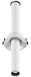 Biała lampa podtynkowa z wystającym reflektorem Maytoni C140RS-L300-7W3K-W Focus T LED 7W 3000K CRI90 36stopni