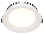 Lampa sufitowa Podtynkowa Okrągła Maytoni DL055-24W4K-W Okno LED 24W 4000K 120stopni 17,5cm x 5,5cm biały