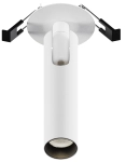 Biała lampa podtynkowa z punktowym reflektorem Maytoni C141RS-L125-6W3K-W Focus T LED 6W 3000K CRI90 36stopni
