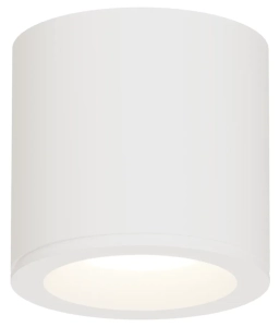 Biała lampa sufitowa łazienkowa tuba spot walec Yaskr CL0103-WH Luna GU10 IP65 7,6cm x 8cm