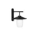 Czarno biała orientalna lampa ścienna w formie pagody Ummo JNB12000 Jingu B E27