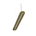 Oliwkowa lampa wisząca listwa ledowa Ummo SNA61414P2 Senkei A LED 19,2W 3000K 98,4cm
