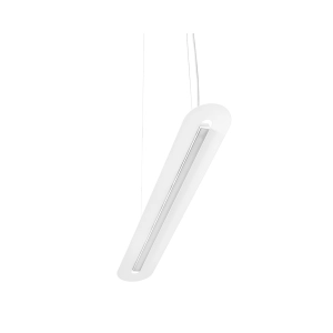 Biała lampa wisząca listwa ledowa Ummo SNB611P2 Senkei A LED 24W 3000K 118cm