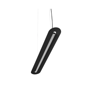 Czarna lampa wisząca listwa ledowa Ummo SNB622P2 Senkei A LED 24W 3000K 118cm