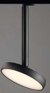 Czarny reflektor na szynoprzewód 3-fazowy Unipro Chors 31.5109.917.002 Myco 300 TRC NW SOFT LED 17,5W 3000K 90stopni CRI95 29,8cm