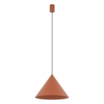 Lampa wisząca stożek w kolorze terakoty Nowodvorski 11486 Zenith M GU10 35cm