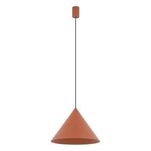 Lampa wisząca stożek w kolorze terakoty Nowodvorski 11486 Zenith M GU10 35cm