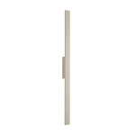Beżowy prostokątny płaski kinkiet wodoszczelny 100cm Nowodvorski 11556 Demi LED 18W IP54 3000K