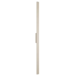 Beżowy prostokątny płaski kinkiet wodoszczelny 144cm Nowodvorski 11560 Demi LED 24W IP54 3000K