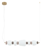 Lampa wisząca o poziomej formie inspirowanej naturą Nowodvorski 11699 Ceramic LED 26W 3000K 96cm