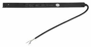 Czarny zasilacz 48V 150W 30cm do szynoprzewodów magnetycznych płytkich Magnetic Max Light MA0033