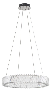 Lampa wisząca okrągła z kryształkami Nowodvorski 11705 Luxora LED 30W 3000K 60cm