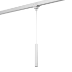 Biała lampa wisząca walec 3,6cm x 25,5cm na szynę magnetyczną wodoszczelną Azzardo AZ6961 Sonic LED 11W 3000K IP65 40stopni