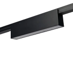 Czarna podłużna lampa 27,5cm na szynę magnetyczną wodoszczelną Azzardo AZ6955 Lido LED 20W 4000K IP65