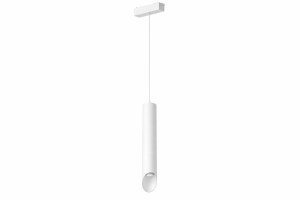Biała lampa wisząca walec na szynoprzewody magnetyczne 24V Kama KL-T1001AJ-LEG-12W-WH Legolas 12W 2000-6000K CRI90