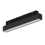 Czarny reflektor na szynoprzewody magnetyczne Alfa Azzardo AZ6284 Saga LED 12W 3000-6000K Dali 21,9cm