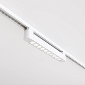 Biały reflektor na szynoprzewód 1-fazowy Maytoni TR010-1-10W3K-M-W-DE Points LED 10W 750LM 3000K 36stopni 33,5cm