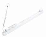 Biały zasilacz wewnętrzny podwójny na dwa obwody do szynoprzewodów magnetycznych Azzardo AZ6231 Alfa 2Line 60W i 60W 56,3cm