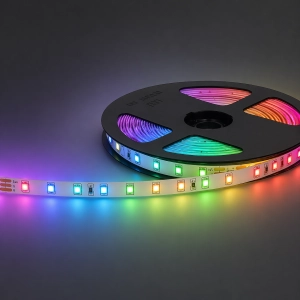 Taśma LED SMD5050 kolorowa i biała RGB+CCT rolka 5m 5,2W 12V 360LM 60LED 12mm CRI80 Prescot PR024-125-12-RGB+CCT