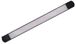 Czarny podłużny 41cm reflektor na szynoprzewody 1-fazowe 1Line Azzardo AZ6865 Plain LED 10W 3000K