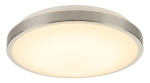 Aluminiowy szczotkowany okrągły ściemnialny plafon SLV 155156 Marona LED 15W 3000K 1200LM 30cm