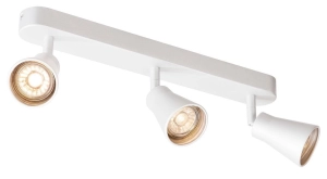 Biała lampa sufitowa listwa na trzy reflektory SLV 1000893 Avo 3xGU10