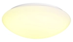 Biały ściemnialny okrągły plafon łazienkowy SLV 1002022 Lipsy LED 20W 3000/4000K IP44 40cm
