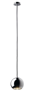 Lampa wisząca czarna kula światło punktowe SLV 133482 Light GU10 15cm