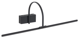 Czarny kinkiet galeryjka na łuku Nowodvorski 11957 Artline LED 4W 3000K 45cm