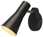 Czarna lampa ścienna kinkiet z włącznikiem SLV 148540 Phelia GU10