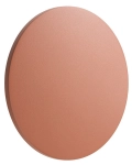 Terakotowy płaski okrągły 18cm kinkiet Nowodvorski 11567 Aria LED M 9W 3000K CRI90 IP54