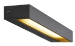 Antracytowa biała lampa ścienna SLV 1002069 Pema LED 7,7W 640LM 3000K IP54