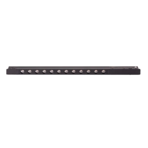 Czarna lampa diodowa 34,5cm na szyny magnetyczne płytkie Magnetic Max Light M0053Z LED 12W 2700-5000K Zigbee