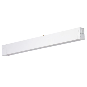 Biały podłużny reflektor na szynoprzewód magnetyczny 230V Azzardo AZ6464 Beta Saga 18W 3000K 41cm