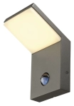 Antracytowy kinkiet zewnętrzny z czujnikiem SLV 232915 Ordi LED 9W 740LM 3000K IP44