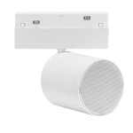 Głośnik biały z Bluetooth na szynoprzewód magnetyczny Domeno LED PW20 10W 6,5cm