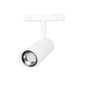 Biało czarny reflektor na szyny magnetyczne Magnetic Max Light M0041N LED 13W 783LM 3000K regulowany kąt świecenia