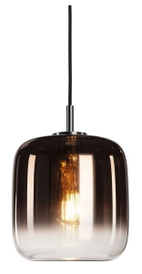 Lampa wisząca z szklanym miedzianym kloszem SLV 1003005 Pantilo E27 20cm