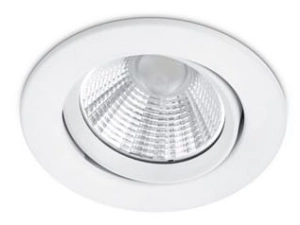 Lampa sufitowa podtynkowa punktowa spot regulowana Trio 650510131 Pamir LED 5,5W 3000K IP23 36stopni ściemniacz 8,5x5,4cm biały